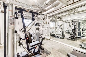 Modern fitness center